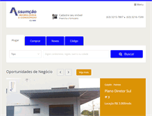 Tablet Screenshot of imobiliariaassumcao.com.br